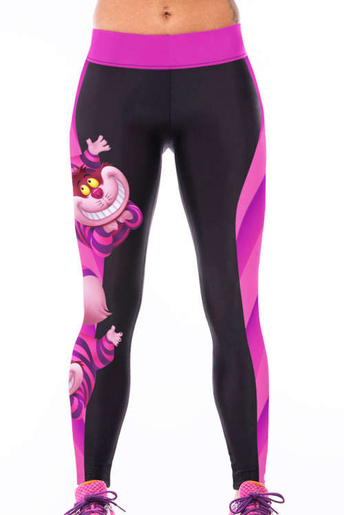 CARTOON ANIMAL PRINT HIGH STRETCH YOGA SPORTS LEGGINGS - ONE SIZE