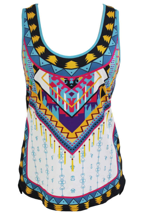 TRENDY BOHO PRINT SUMMER TANK TOP - S/M/L/XL