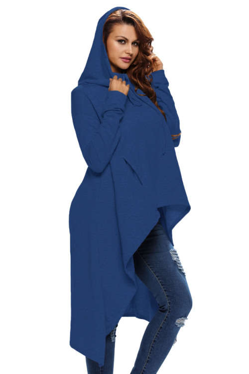 DRAWSTRING IRREGULAR OVERSIZE HOODIE