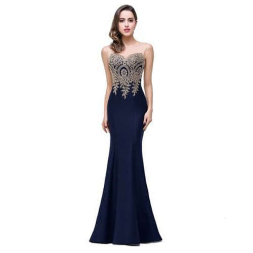 EVENING DRESS: SATIN EVENING DRESS - FREE SHIPPING