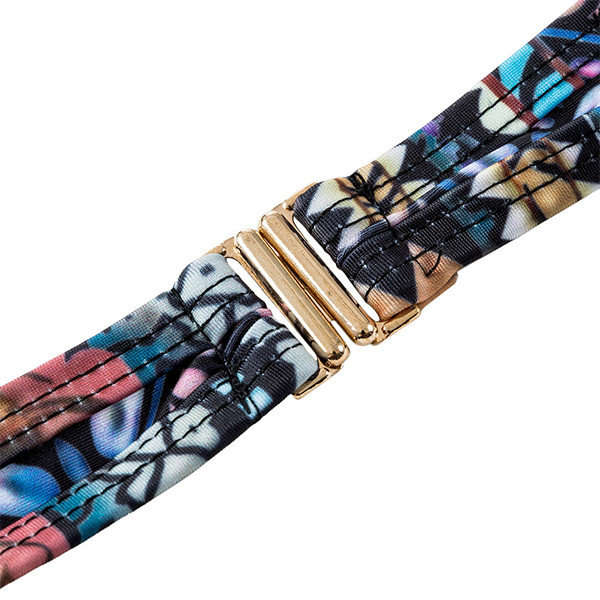 SWIMWEAR/WOMENS SWIMWEAR/PRINTED BIKINI SWIMWEAR/STYLISH RETRO PRINT STRAPPY BIKINI SET