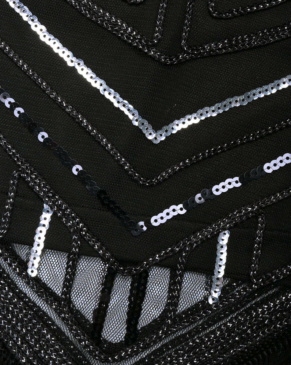 DRESSES/DRESS/LADIES GATSBY DRESS/1920'S DRESS/BLACK FLAPPER DRESS/DANCE VINTAGE PARTY DRESS