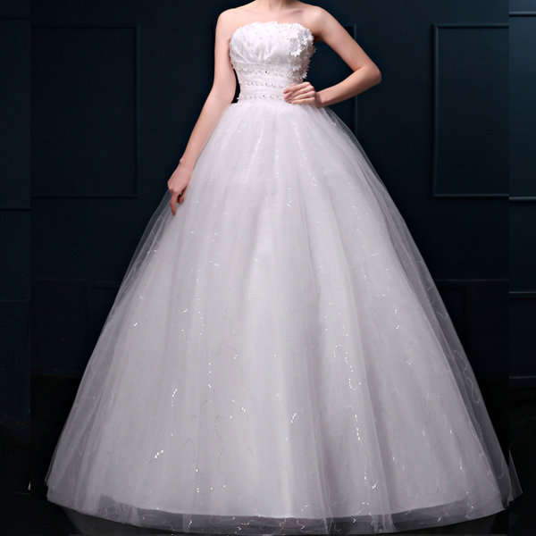 WEDDING DRESSES/WEDDING DRESS/WHITE WEDDING DRESS - FREE SHIPPING