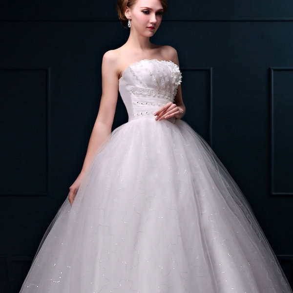 WEDDING DRESSES/WEDDING DRESS/WHITE WEDDING DRESS - FREE SHIPPING
