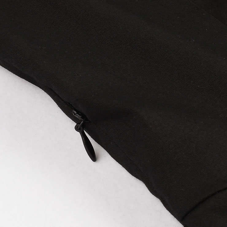 DRESSES/DRESS/ROCKABILLY DRESS/ELEGANT VINTAGE BLACK EMBROIDERY FLORAL COCKTAIL PARTY SWING DRESS