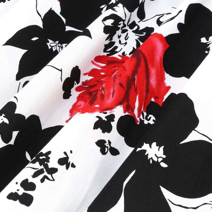 VINTAGE DRESS/FLORAL DRESS/RETRO DRESS/LOCAL STOCK DRESS/RED FLORAL SWING ROCKABILLY MIDI DRESS