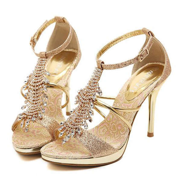 SHOES/WOMEN'S SHOES/GOLD SHOES/SEQUINED SHOES/BRIDAL SHOES/STILETTO SHOES