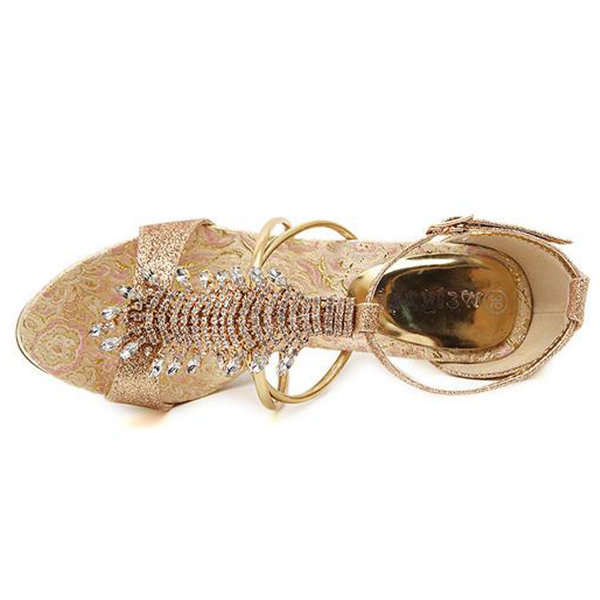 SHOES/WOMEN'S SHOES/GOLD SHOES/SEQUINED SHOES/BRIDAL SHOES/STILETTO SHOES
