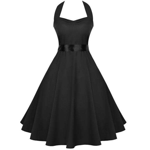 DRESSES/DRESS/BLACK DRESS/SWING DRESS/VINTAGE DRESS/ROCKABILLY DRESS
