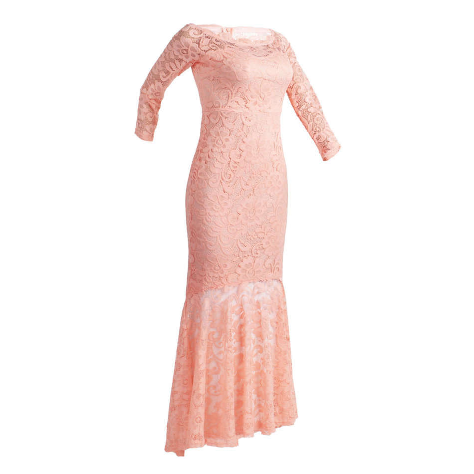 MAXI DRESS/PINK MAXI DRESS/LACE MAXI DRESS/OFF SHOULDER MAXI DRESS/PINK LACE EVENING MAXI DRESS