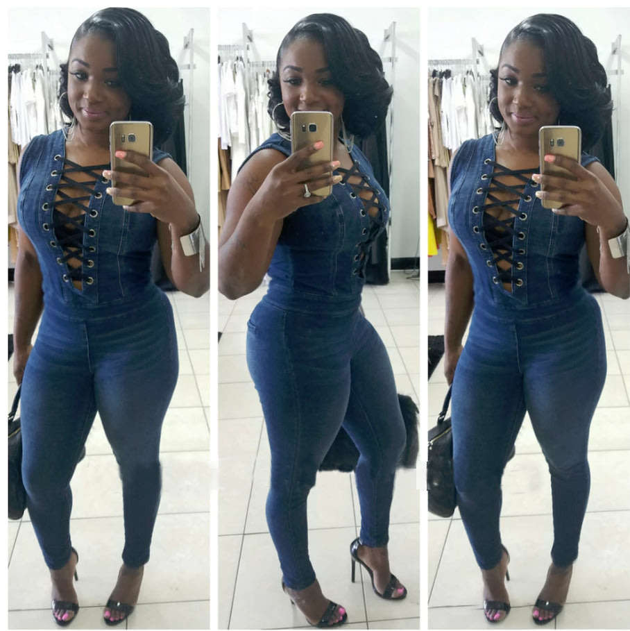 JUMPSUITS/JUMPSUIT/DENIM JUMPSUIT/SEXY JUMPSUIT/BODYCON JUMPSUIT/SEXY BODYCON DENIM JUMPSUIT