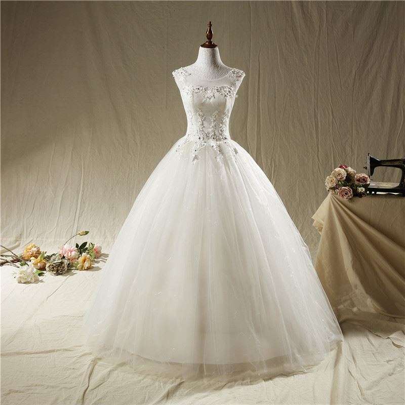 Plus Size White Curvy Wedding Dress