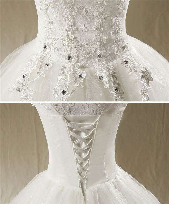 Plus Size White Curvy Wedding Dress