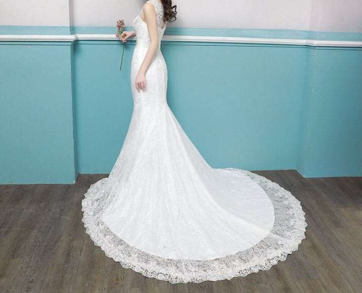 WEDDING DRESSES/WEDDING DRESS/WHITE WEDDING DRESS/SLEEVELESS WEDDING DRESS