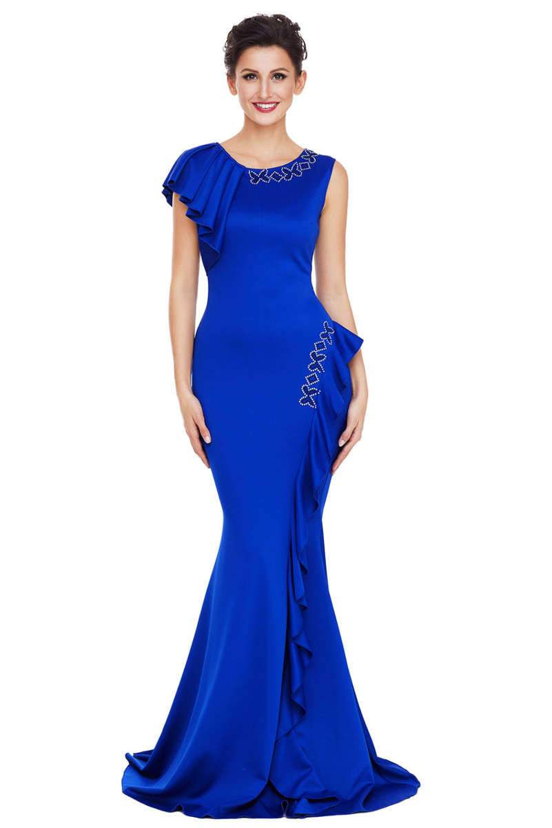 EVENING DRESSES/EVENING DRESS/SEXY EVENING DRESS/BLUE EVENING DRESS