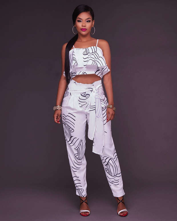 JUMPSUITS/JUMPSUIT/SUMMER JUMPSUIT/WHITE JUMPSUIT/FLOUNCE JUMPSUIT/CASUAL JUMPSUIT/PRINTED JUMPSUIT