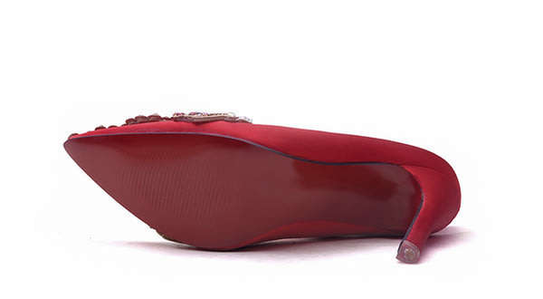 BRIDAL SHOES/BRIDAL PUMP SHOES/RED BRIDAL SHOES/BEADED BRIDAL SHOES/BRIDAL WEDDING SHOES