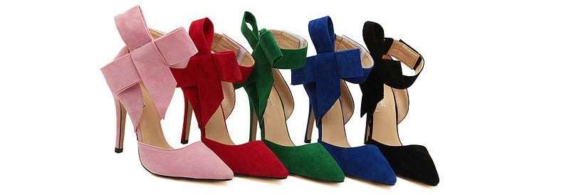 SHOES/WOMENS SHOES/BLUE SHOES/SUEDE SHOES/PUMP SHOES/STILETTO SHOES/BOW SHOES