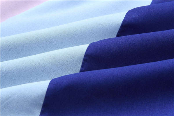 DRESSES/DRESS/MIDI DRESS/BLUE MIDI DRESS/FORMAL MIDI DESS/FLARE MIDI DRESS/NECK TIE MIDI DRESS