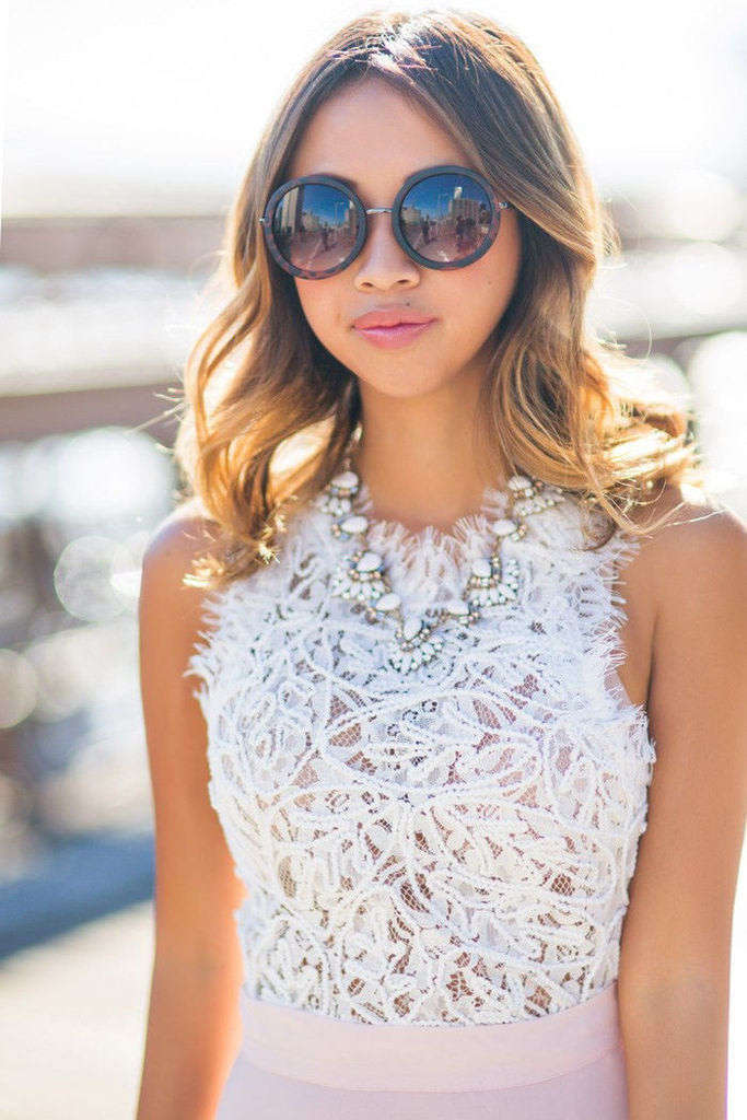 Pink lace bodice chiffon maxi dress local stock size extra large