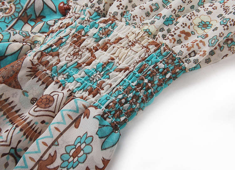 Boho Summer Vintage Bohemian Retro Maxi Dresses