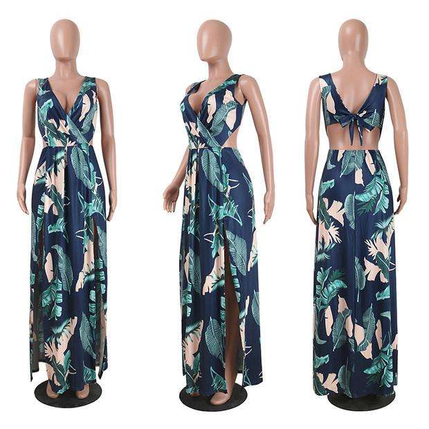 DRESSES/DRESS/BLUE DRESS/MAXI DRESS/FEATHER DRESS/BEACH DRESS/PARTY DRESS/SUMMER DRESS/SEXY DRESS