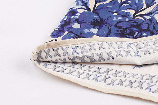 Vintage Pleated Blue Belted Floral A-Line Dresses