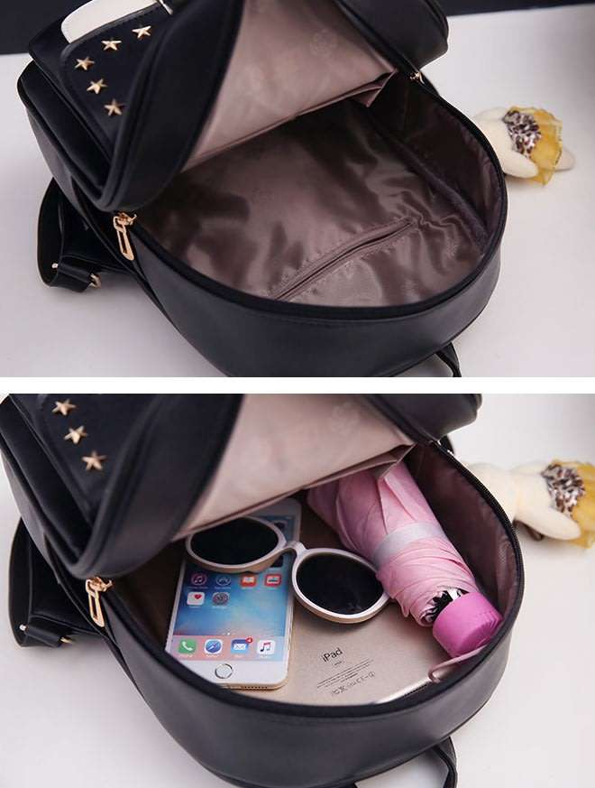 Womens Three Piece Green Backpack Sets