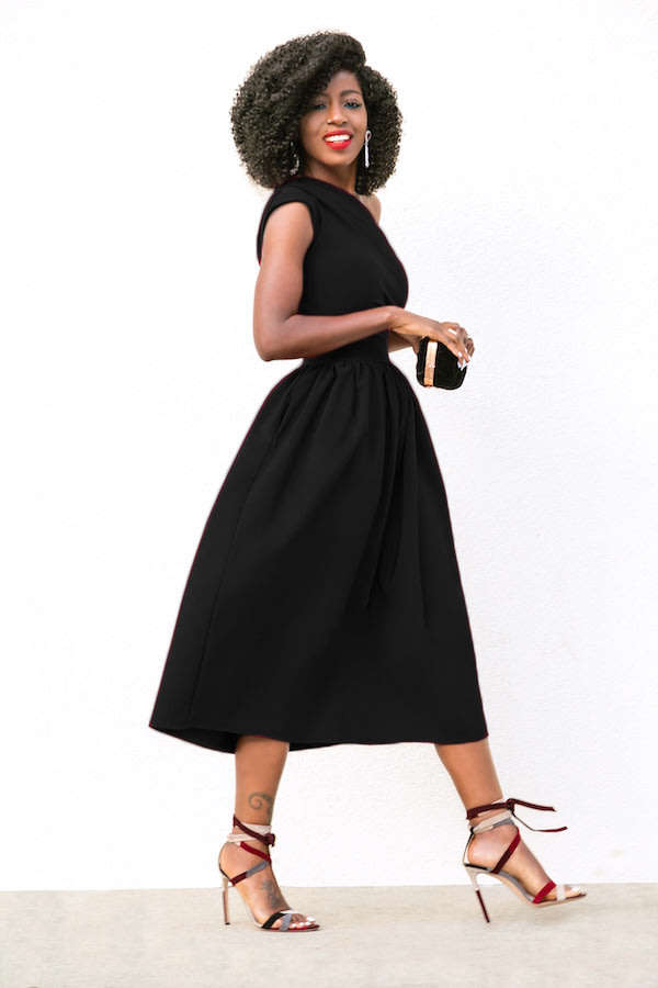 DRESSES/DRESS/DRESS/A-LINE DRESS/ONE SHOULDER DRESS/BLACK DRESSES/FORMAL DRESSES/MIDI DRESS/DRESSES