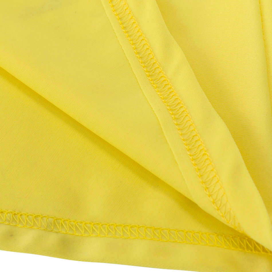 Yellow one sleeve wrap evening dresses