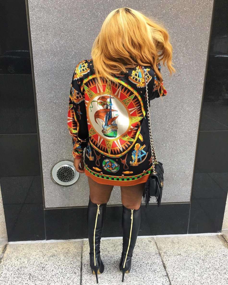 Printed Collared Casual Shirt Dresses For Women