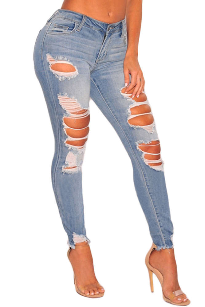 JEANS/LADIES JEANS/BLUE JEANS/RIPPED JEANS/SKINNY JEANS/SEXY JEANS/DENIM JEANS/PARTY JEANS/JEAN/JEAN