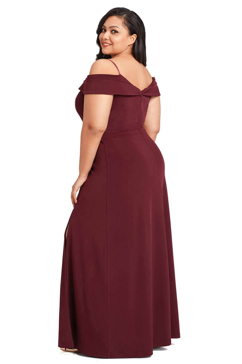 Red plus size evening dresses