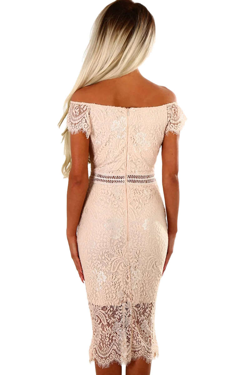 DRESS/DRESSES/DRESS/DRESSES/BEIGE DRESS/LACE DRESS/COCKTAIL DRESSES/MIDI DRESS/DRESSES/DRESS/DRESS