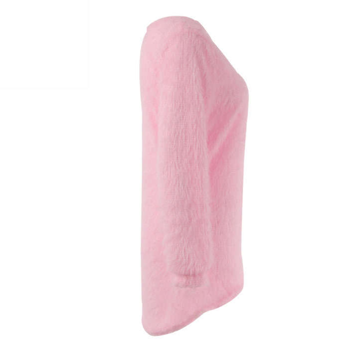 KNITWEAR/KNITTED SWEATER/LADIES SWEATERS/PINK SWEATER/LONG SLEEVE SWEATERS/ASYMMETRIC SWEATER