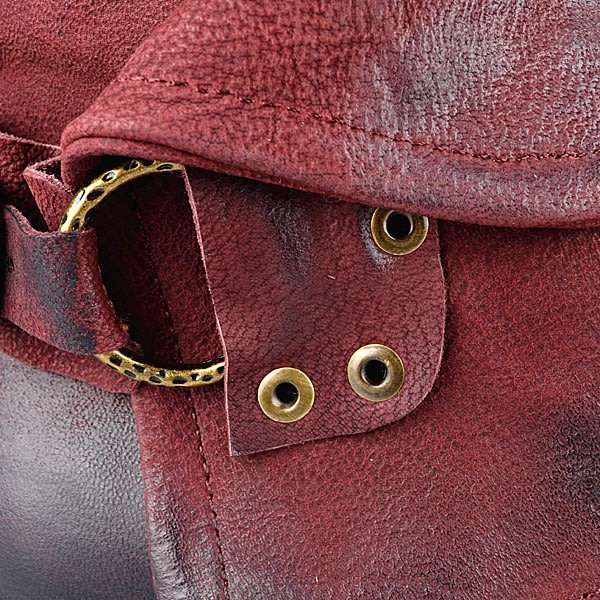 Women's Buckle Round Toe Western Cowboy Riding Combat Retro Vintage Ankle Boots - SA Size 2-10