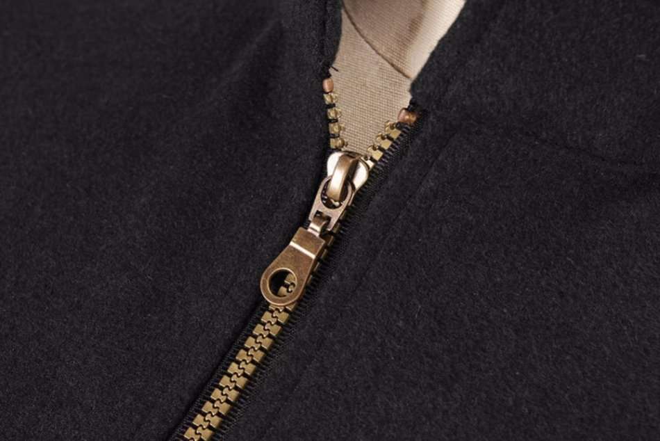 Women Black Long Sleeve Detachable Maxi Coat