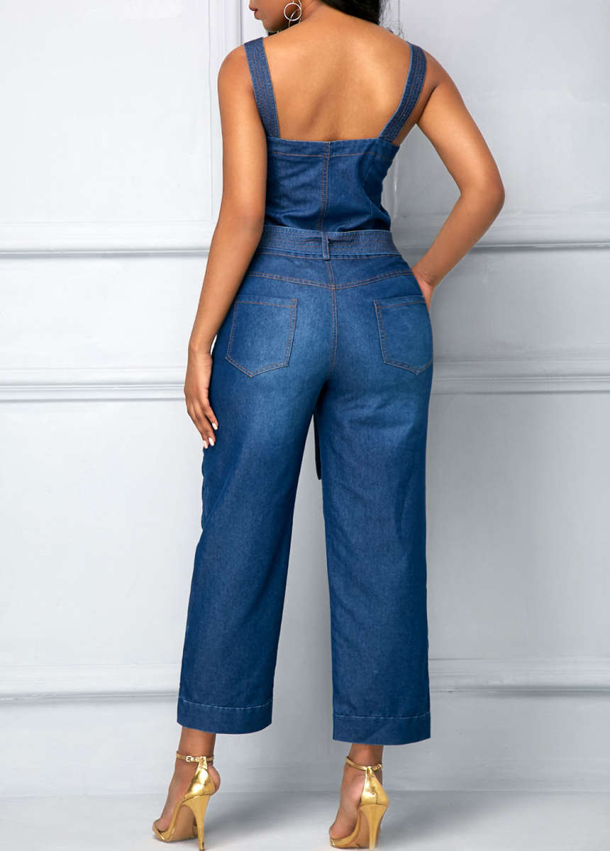 Womens Denim Jumpsuit
