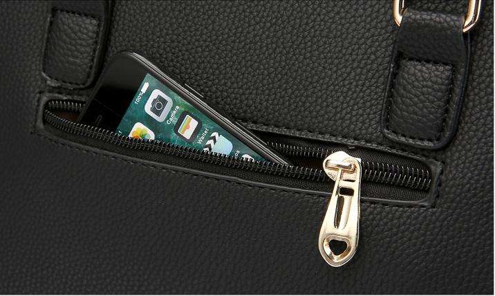 Ladies Large Fashion Leisure Top Handle Shoulder Handbags In Pink