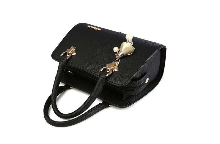 Ladies Large Fashion Leisure Top Handle Shoulder Handbags In Pink