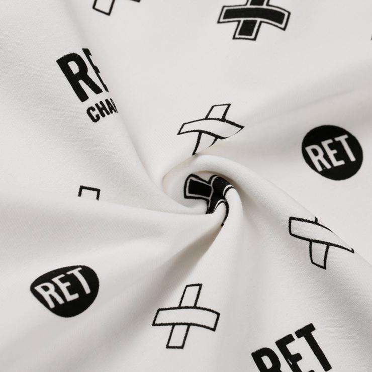 Men's Printed Short Sleeve Hooded Red Tees - Large