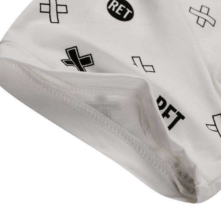 Men's Printed Short Sleeve Hooded Red Tees - Large