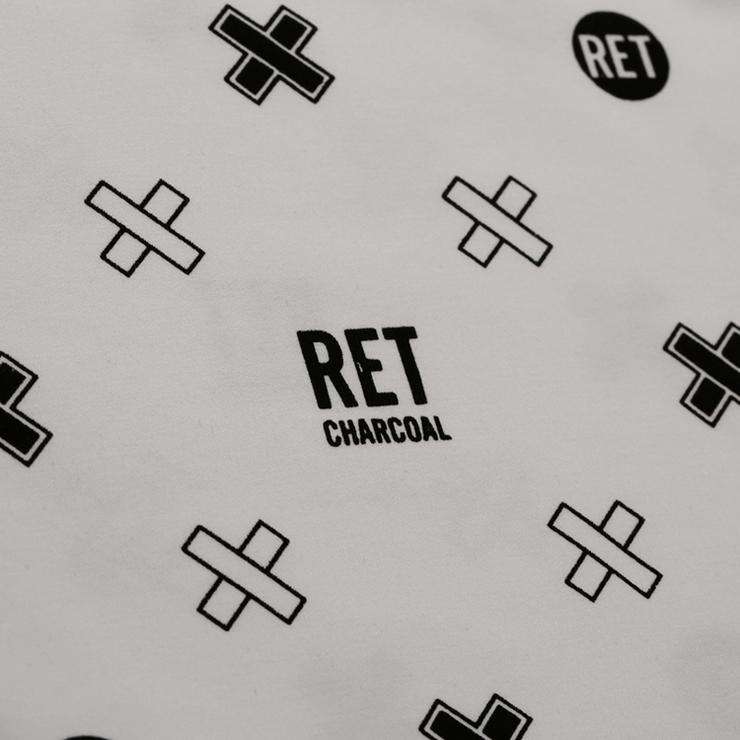 Men's Printed Short Sleeve Hooded Red Tees - Large