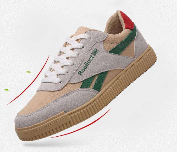 Mens Green Color Block Casual Sneakers - SA Size 9