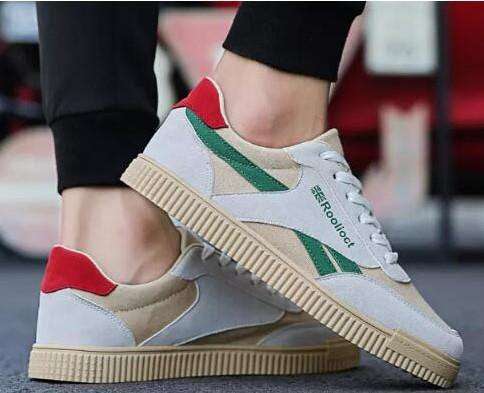 Mens Green Color Block Casual Sneakers - SA Size 9