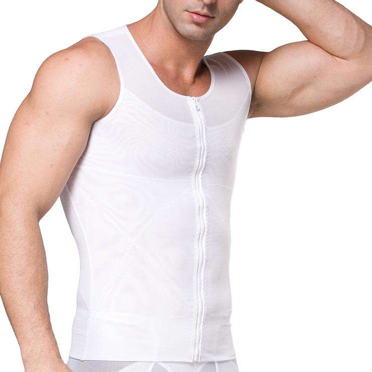 Nude Men Body Shaper Vests - Small