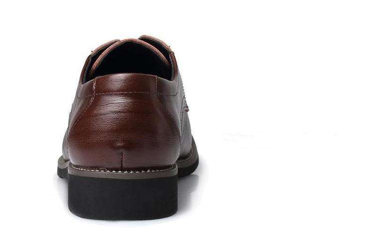 Mens Brown Formal Business Oxford Dress Shoes - Size 41