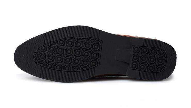 Mens Black Formal Business Oxford Dress Shoes - Size 48