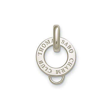CHARM CARRIER WITH ENGRAVED LETTERING