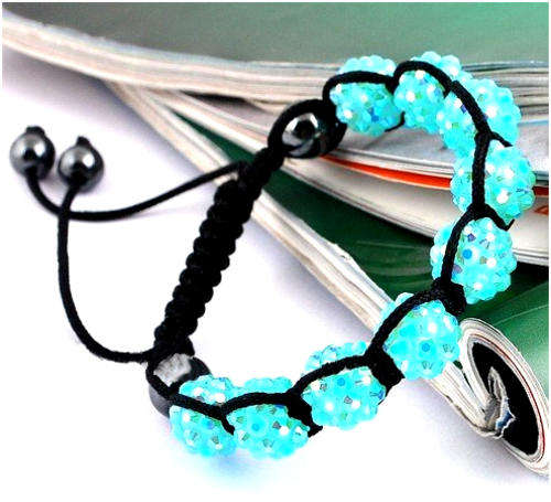 SHAMBALLA FASHION BRACELETS - TURQUOISE